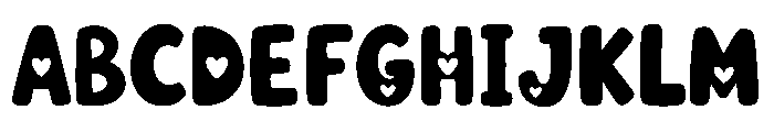 Bubbly Hearts FONT
