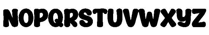 Bubbly Humble Font LOWERCASE