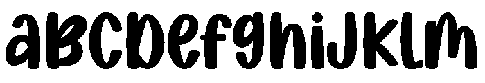 Bubbly Hunky Regular FONT