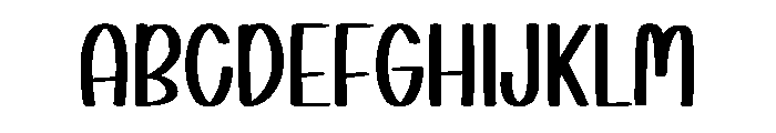Bubbly Valentine Font UPPERCASE