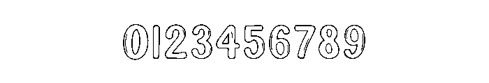 Bubbly Varsity Font OTHER CHARS