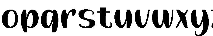 BubblyNotes Font LOWERCASE