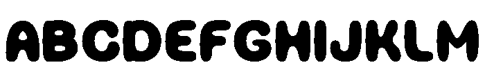 Bubbonic Regular Font UPPERCASE