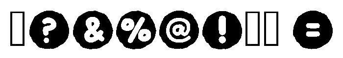 Bubby Bloom Regular Font OTHER CHARS