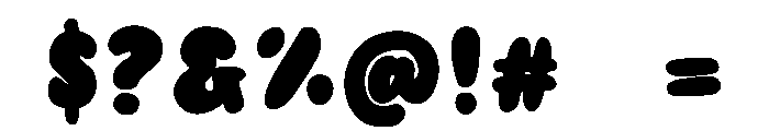 Bubby Hand Font OTHER CHARS