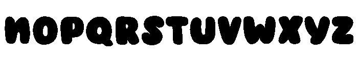 Bubby Hand Font UPPERCASE