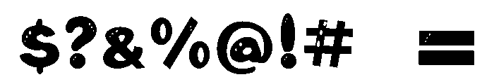 Bublee Font OTHER CHARS
