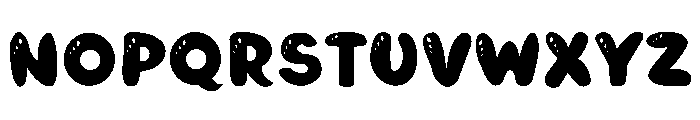 Bublee Font UPPERCASE