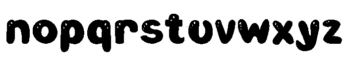 Bublee Font LOWERCASE