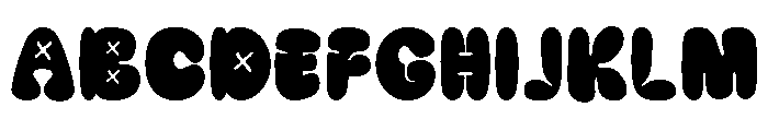 Bublora Regular Font UPPERCASE