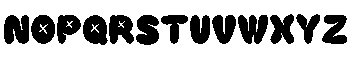 Bublora Regular Font UPPERCASE