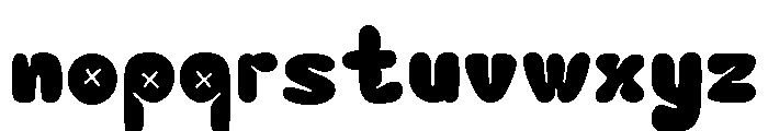 Bublora Regular Font LOWERCASE