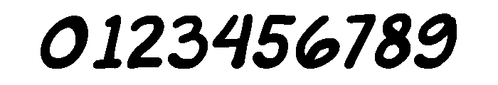 Bubu Notes Italic Font OTHER CHARS