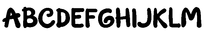 Bubu Notes Regular Font UPPERCASE