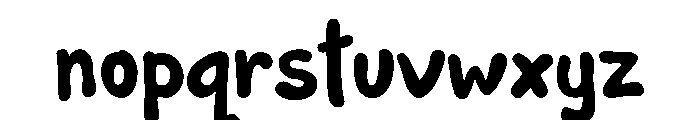 Bubu Notes Regular Font LOWERCASE