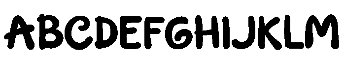 Bubu Notes Font UPPERCASE