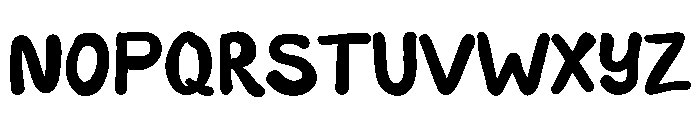 Bubu Notes Font UPPERCASE