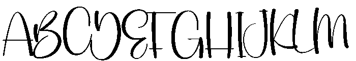 Bubuy Cardigan Font UPPERCASE