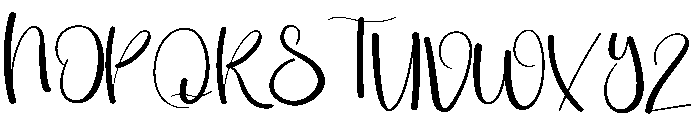 Bubuy Cardigan Font UPPERCASE
