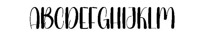 Buby Cardigan Font UPPERCASE
