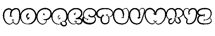 Buby Font UPPERCASE