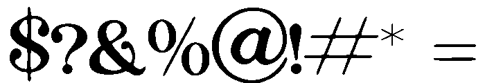Buccaneers_Call Font OTHER CHARS