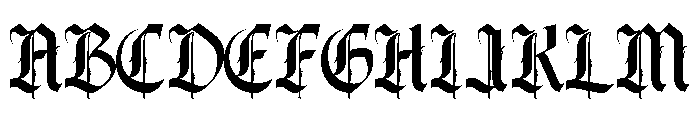 Bucheri Regular Font UPPERCASE