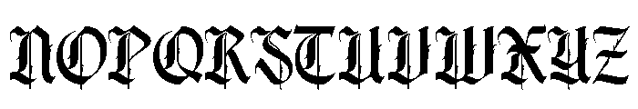 Bucheri Regular Font UPPERCASE