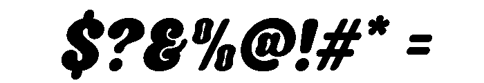 Buchy Kids Italic Font OTHER CHARS