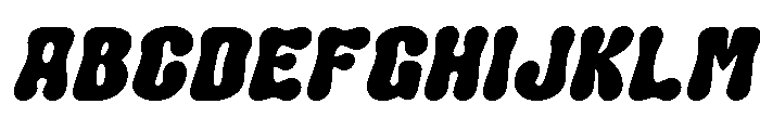 Buchy Kids Italic Font UPPERCASE