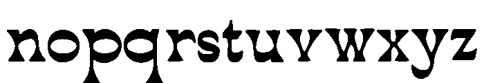 Buck Font LOWERCASE
