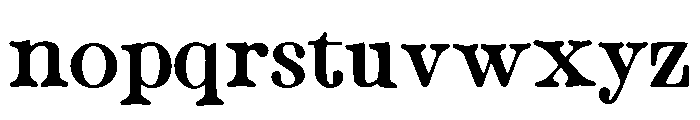 Buckaroo_Bold Font LOWERCASE