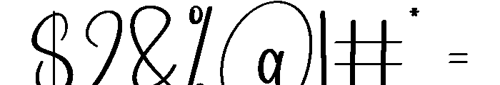 Bucket Newyear Font OTHER CHARS