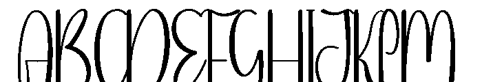 Bucket Newyear Font UPPERCASE