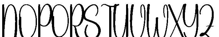 Bucket Newyear Font UPPERCASE
