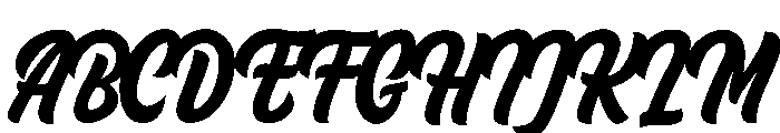Bucky! Regular Font UPPERCASE