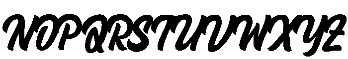 Bucky! Regular Font UPPERCASE
