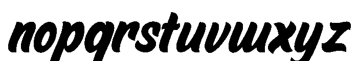 Bucky! Regular Font LOWERCASE