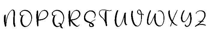 Buddy Signature Font UPPERCASE
