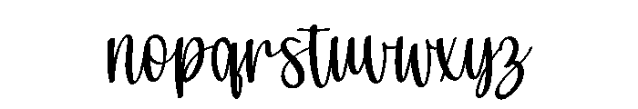Buddy Signature Font LOWERCASE