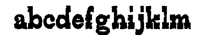 Buffalo Range Distressed Distressed FONT