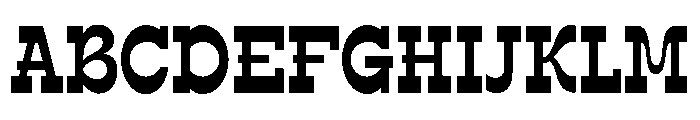 Buffalo Range Regular Font UPPERCASE
