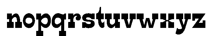 Buffalo Range Regular Font LOWERCASE