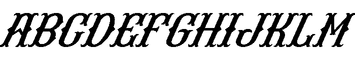 Buffalo Western Italic FONT