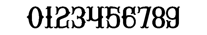 Buffalo Western Regular Font OTHER CHARS