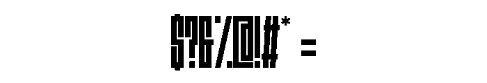 Buffering Regular Font OTHER CHARS