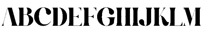 Bufing Font UPPERCASE