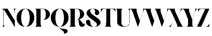 Bufing Font UPPERCASE