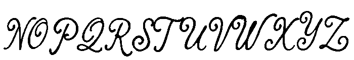 Buggiath-Normal Font UPPERCASE