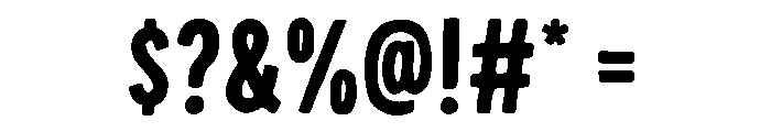 BuggiathAllCaps-Regular Font OTHER CHARS